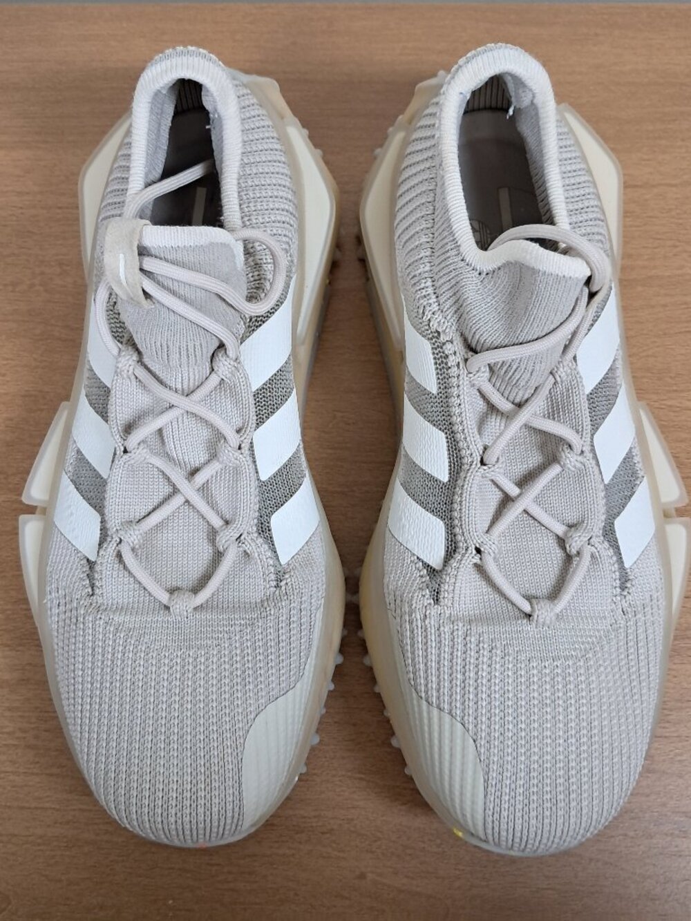 Adidas NMD_S1 Sneakers Wonder Beige White Knit Women's US 8 EU 40 IE9551